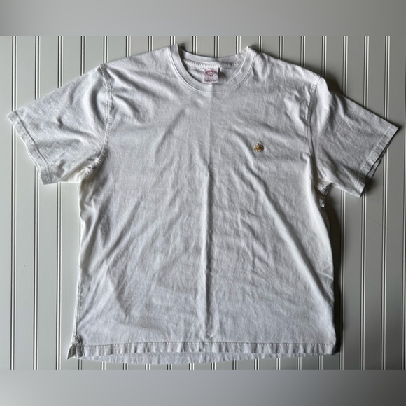 Brooks Brothers Other - Brooks Brothers Men’s Cotton Crew Neck T-Shirt XXL White Gold Logo